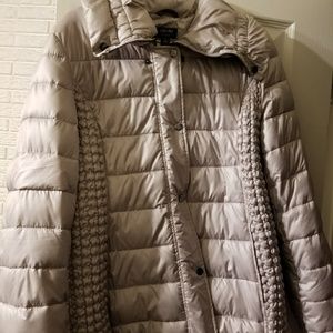 Nicole miller coat  light gray